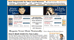 Desktop Screenshot of endhairlossnaturally.com